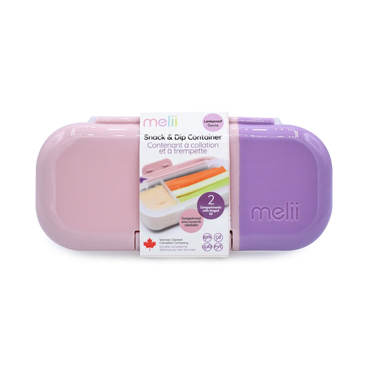 Snack & Dip Container - Blush/Berry