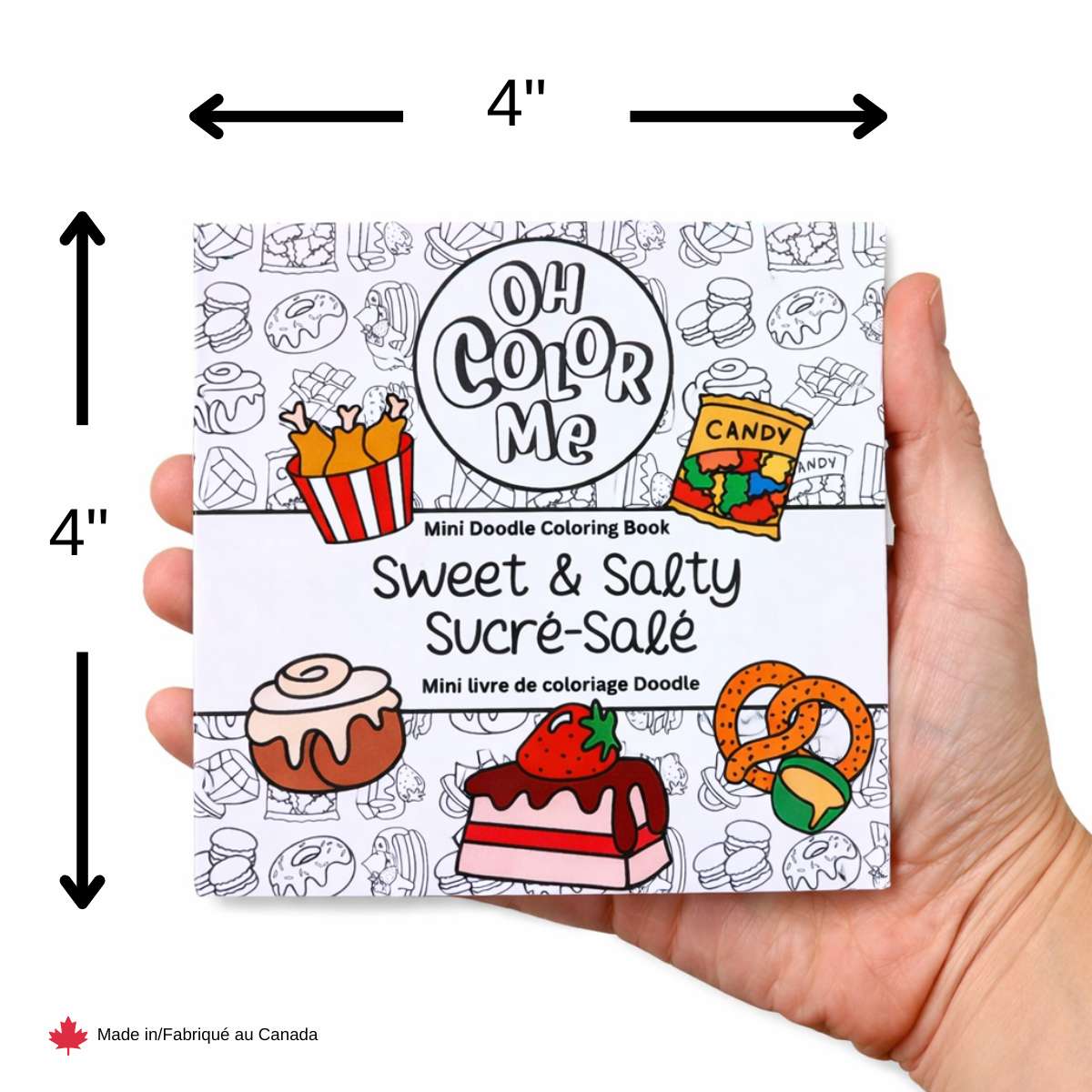Sweet and Salty Mini Coloring Book