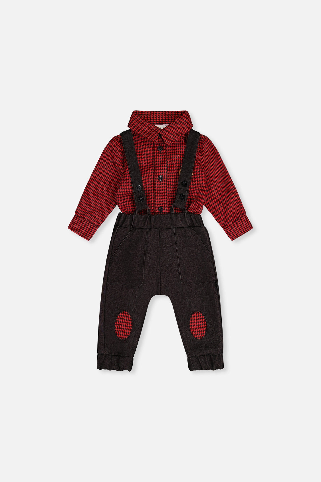 Deux par Deux Baby Set - Houndstooth