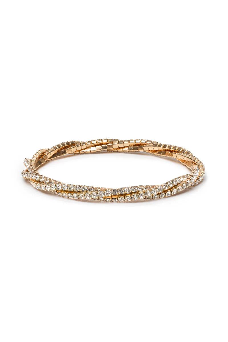 Great Pretenders Boutique Bracelet - Diamante Twist