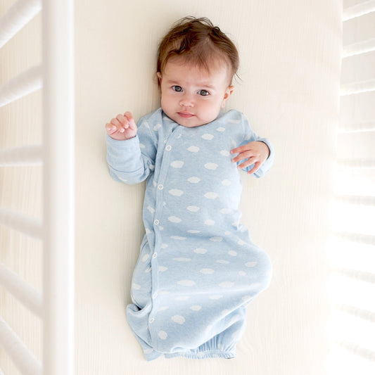 Blue Clouds Organic Cotton Gown