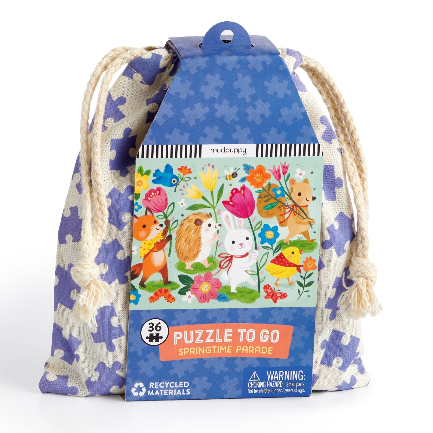 Mudpuppy 36 Piece Puzzle to Go - Springtime Parade