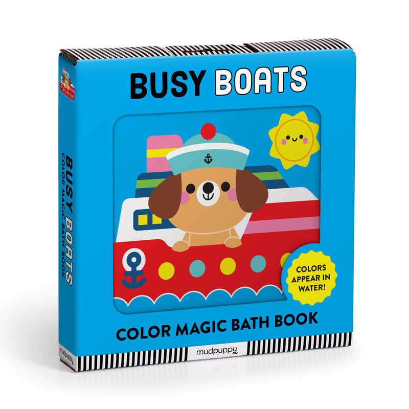 Color Magic Bath Book - Busy Boats