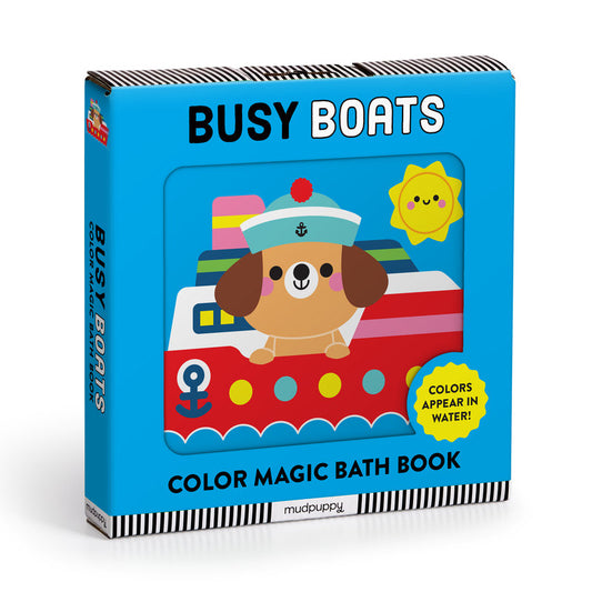 Color Magic Bath Book - Busy Boats