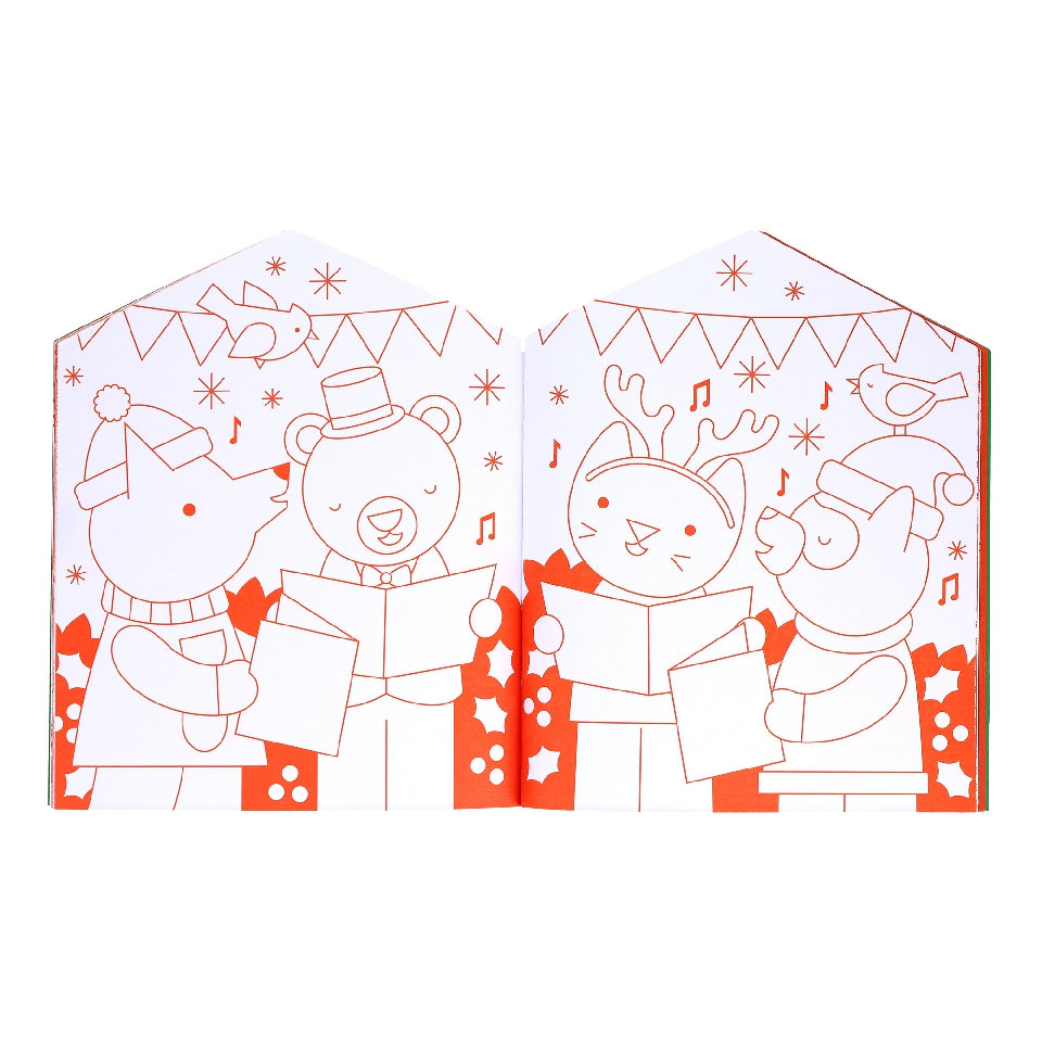 Christmas Colouring Book with Stickers