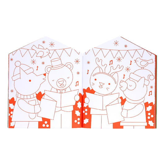 Christmas Colouring Book with Stickers