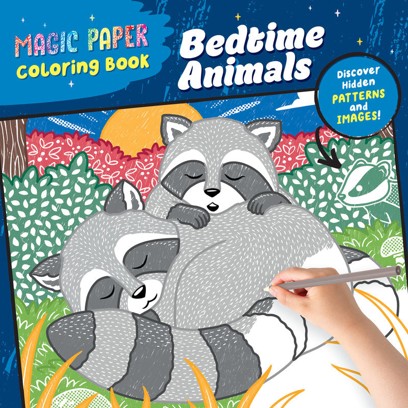 Magic Paper Colouring Book - Bedtime Animals