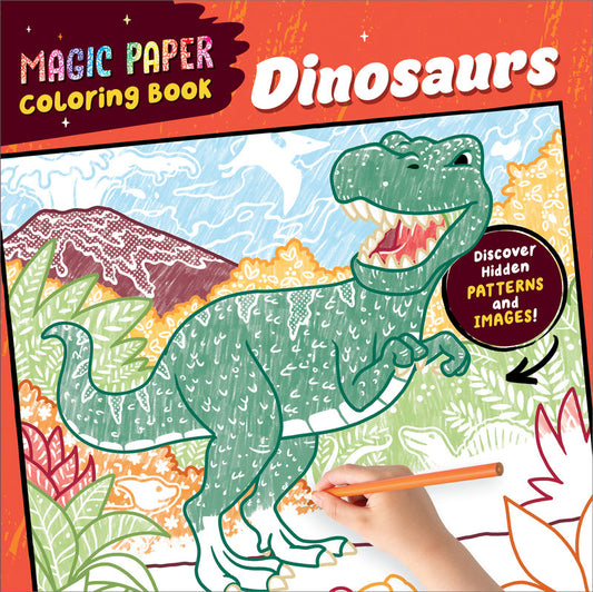 Magic Paper Colouring Book - Dinosaurs