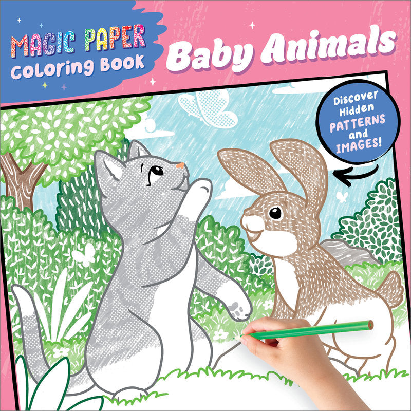 Magic Paper Colouring Book - Baby Animals