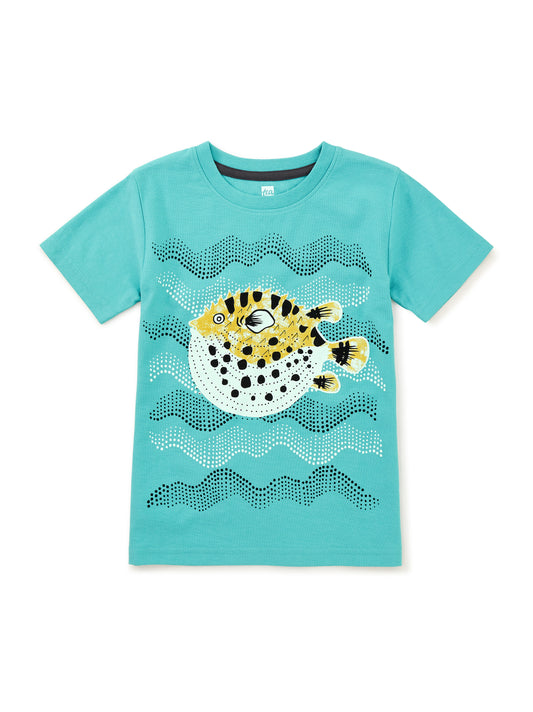 Tea Collection Graphic Tee - Puffer Fish