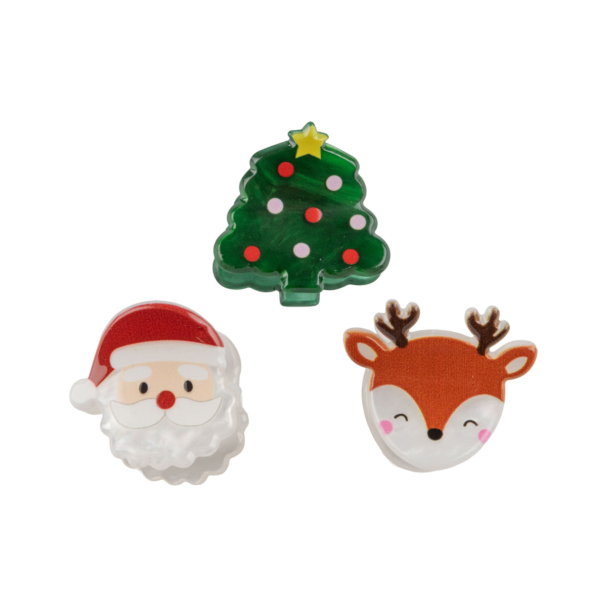 Set of Christmas Clips