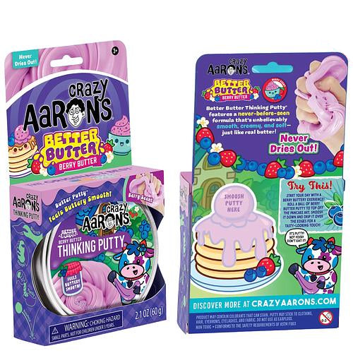 Crazy Aaron's Better Butter Thinking Putty - Berry Butter