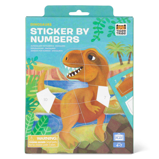 Sticker by Number - Dinosaurs