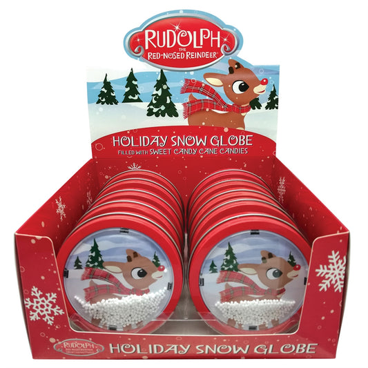 Rudolph Holiday Snowglobe Candies