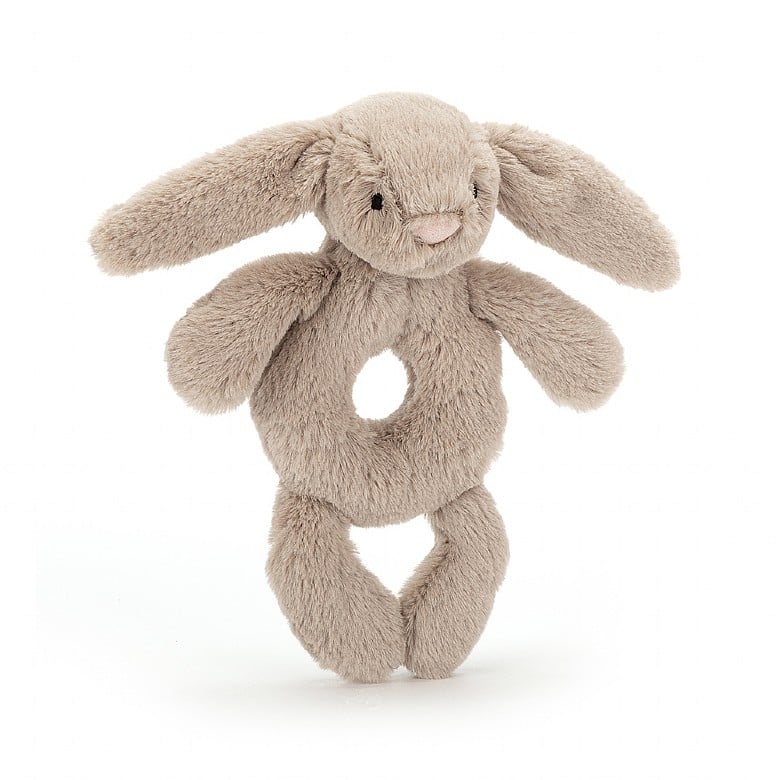 Jellycat Bashful Bunny Ring Rattle