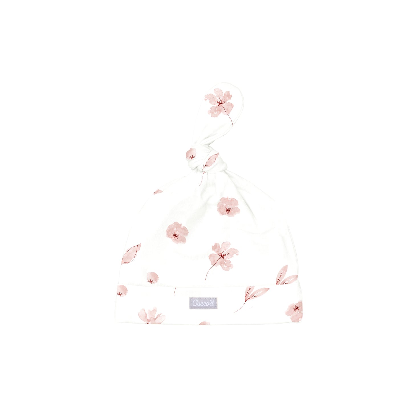 Coccoli Infant Hat - Floral on Cream