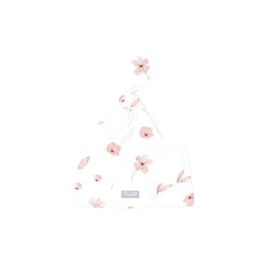 Coccoli Infant Hat - Floral on Cream