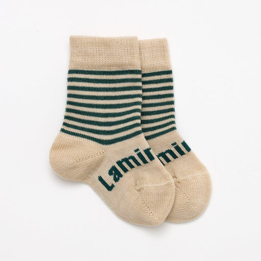 Lamington Merino Wool Baby Socks - Tui
