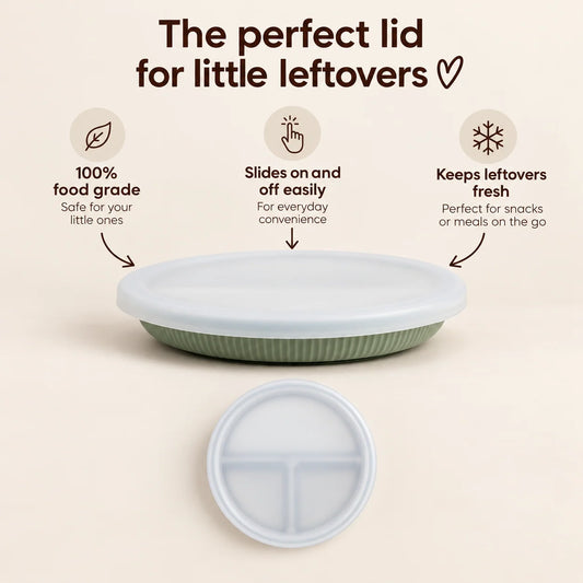 Little Eaters Silicone Divided Plate Lid