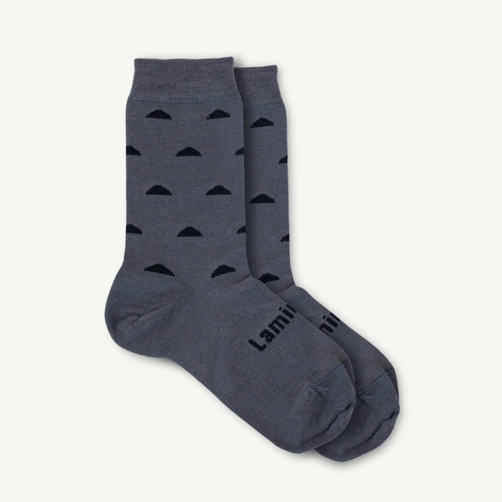 Lamington Merino Wool Socks - Coal