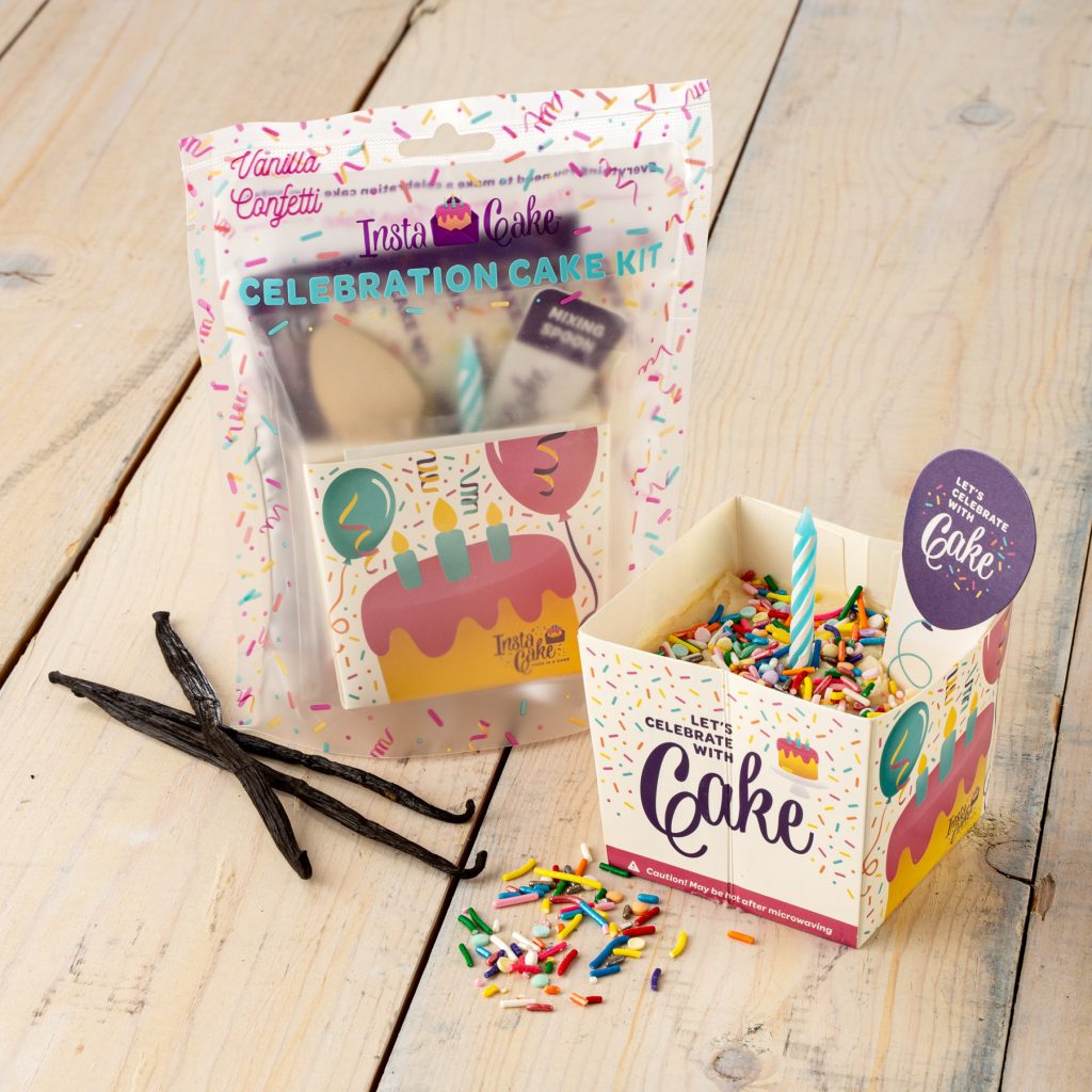 InstaCake Vanilla Confetti Cake Kit