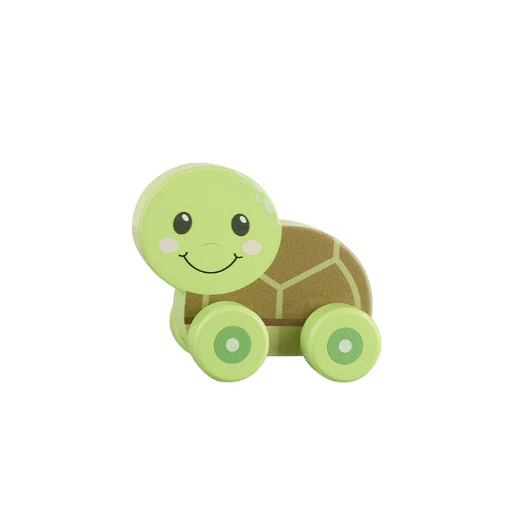 Wooden First Push Toy - Turtle