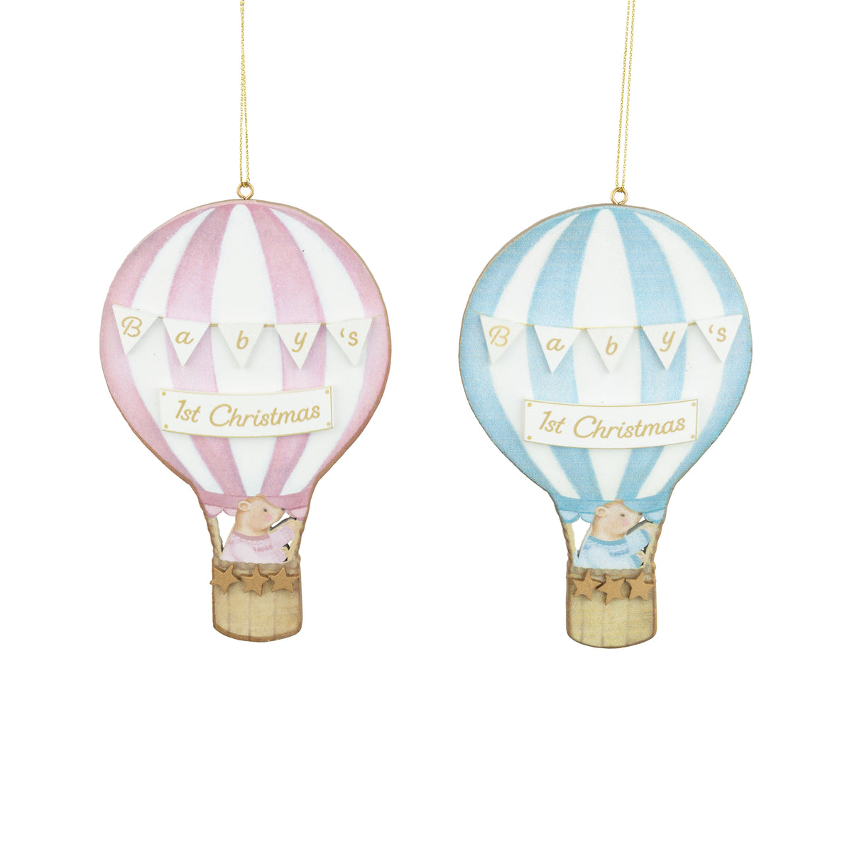 Baby's 1st Christmas Hot Air Balloon Ornament