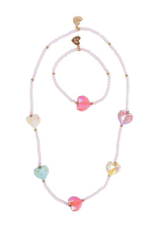 Heart Geode Set