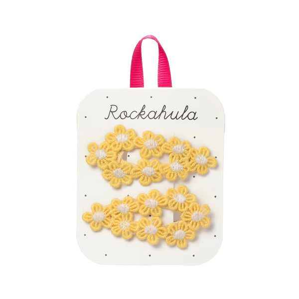 Rockahula Clips - Crocheted Flowers