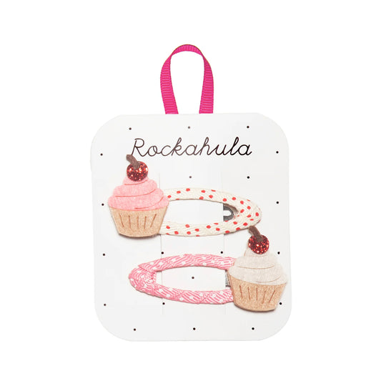 Rockahula Clips - Cherry Cupcake