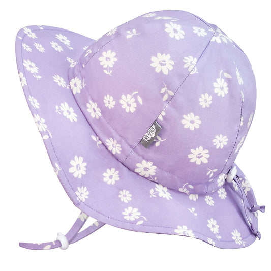Jan & Jul Cotton Sun Hat - Purple Daisies