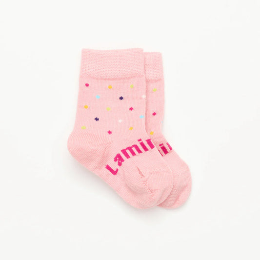 Lamington Merino Wool Baby Socks - Hundreds and Thousands