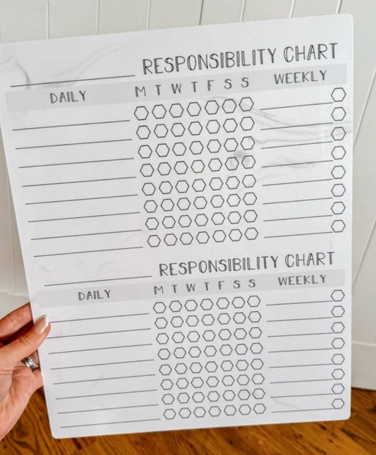 Love Designs Responsibility Chart