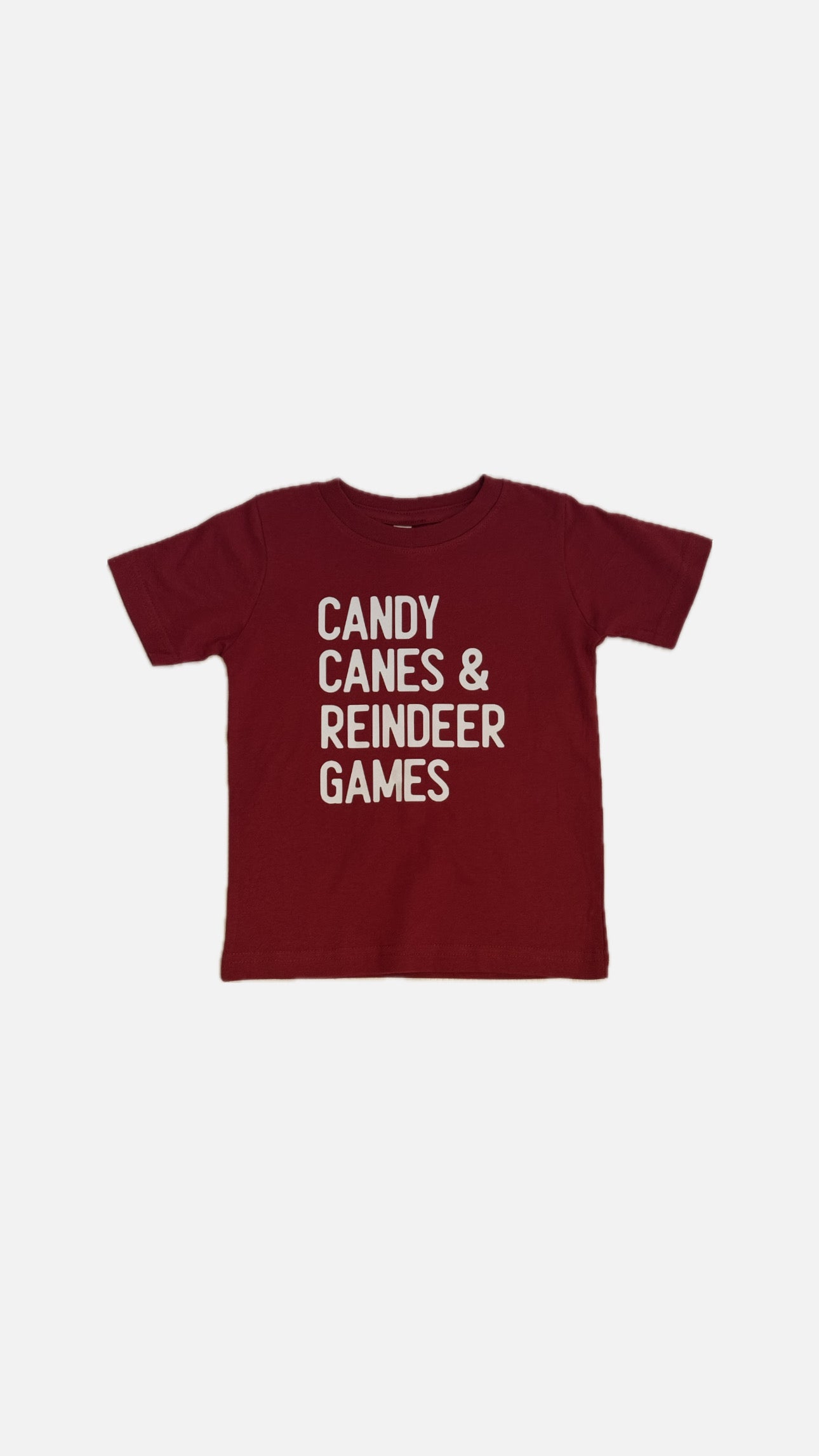 Candy Canes & Reindeer Games Red Tee