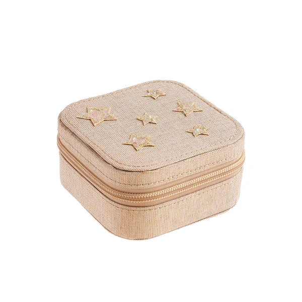 Shimmer Star Square Jewelry Box