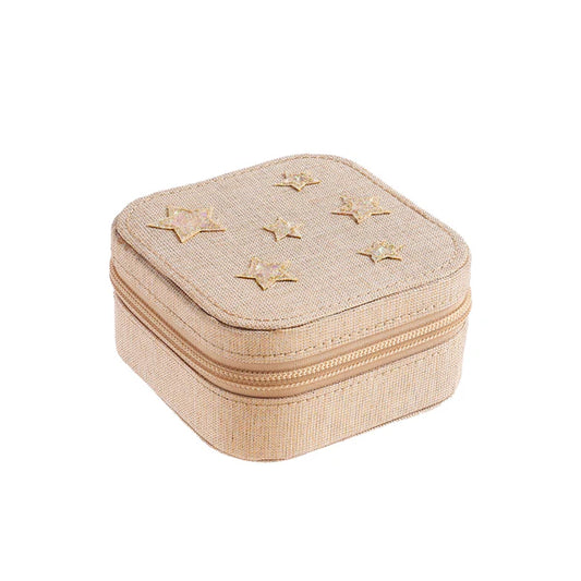 Shimmer Star Square Jewelry Box