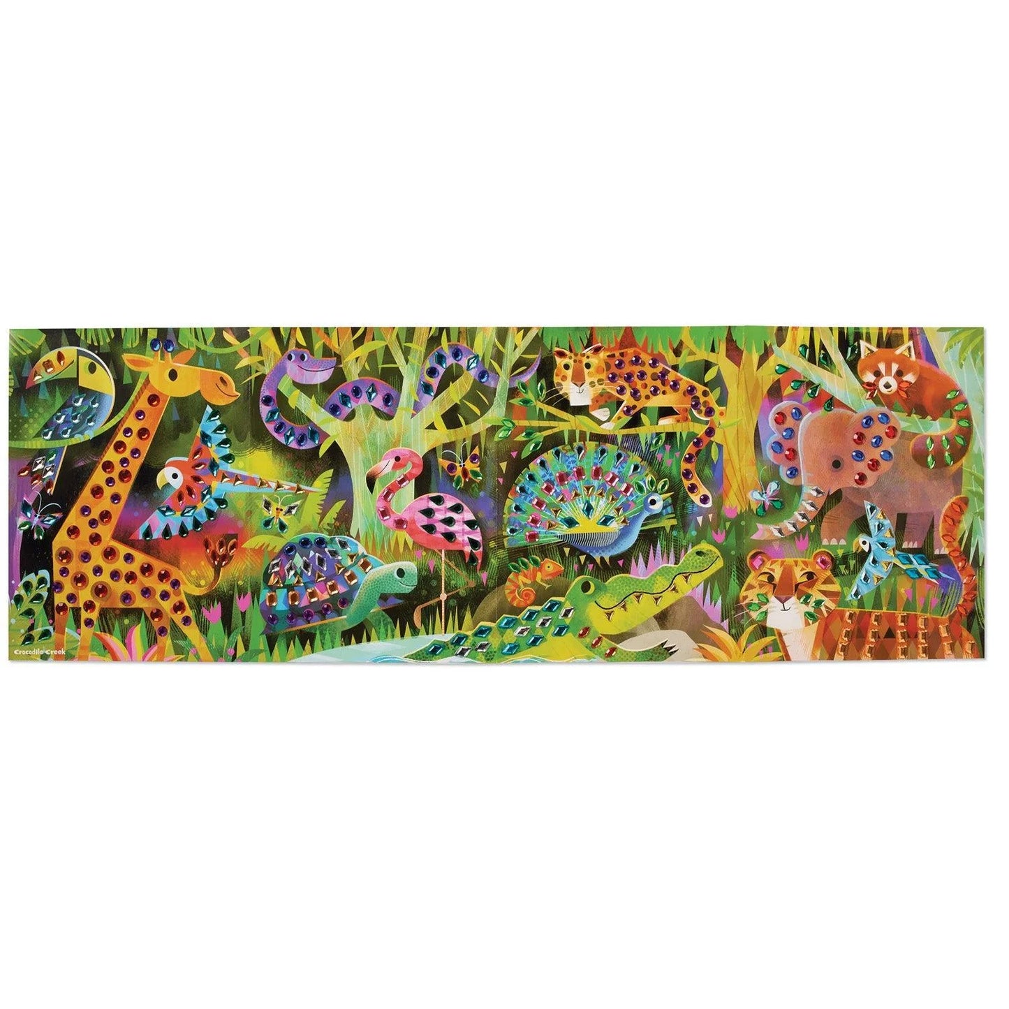 Jungle Paradise Jewel Art Poster