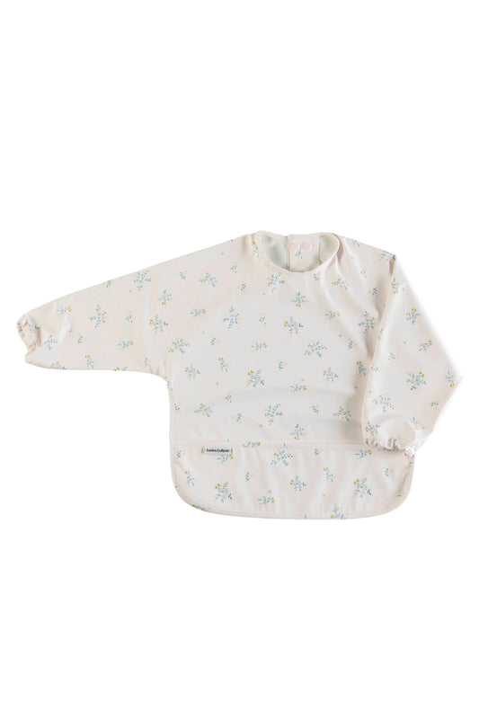 Loulou Lollipop Long Sleeve Waterproof Bib - Ditsy Floral