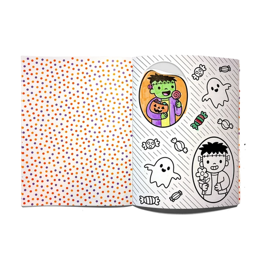 Stickiville Color-in' Sticker Book - Cute n Spook