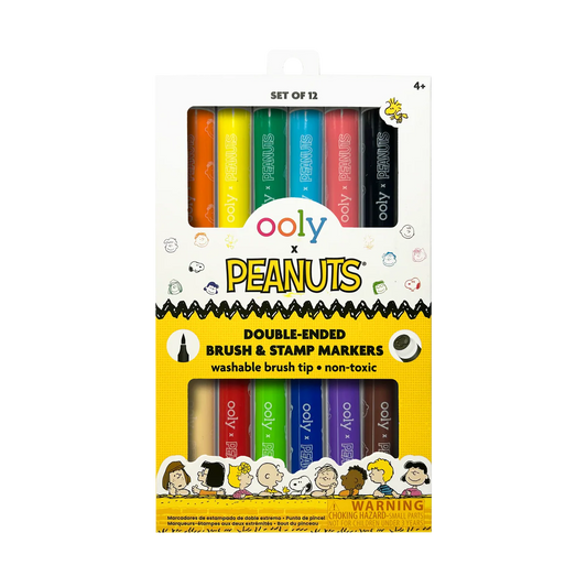 Ooly xPeanuts Brush/Stamp Markers