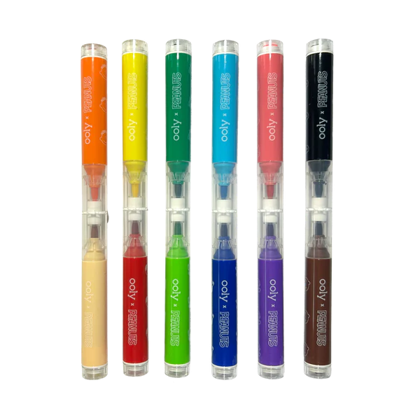 Ooly xPeanuts Brush/Stamp Markers