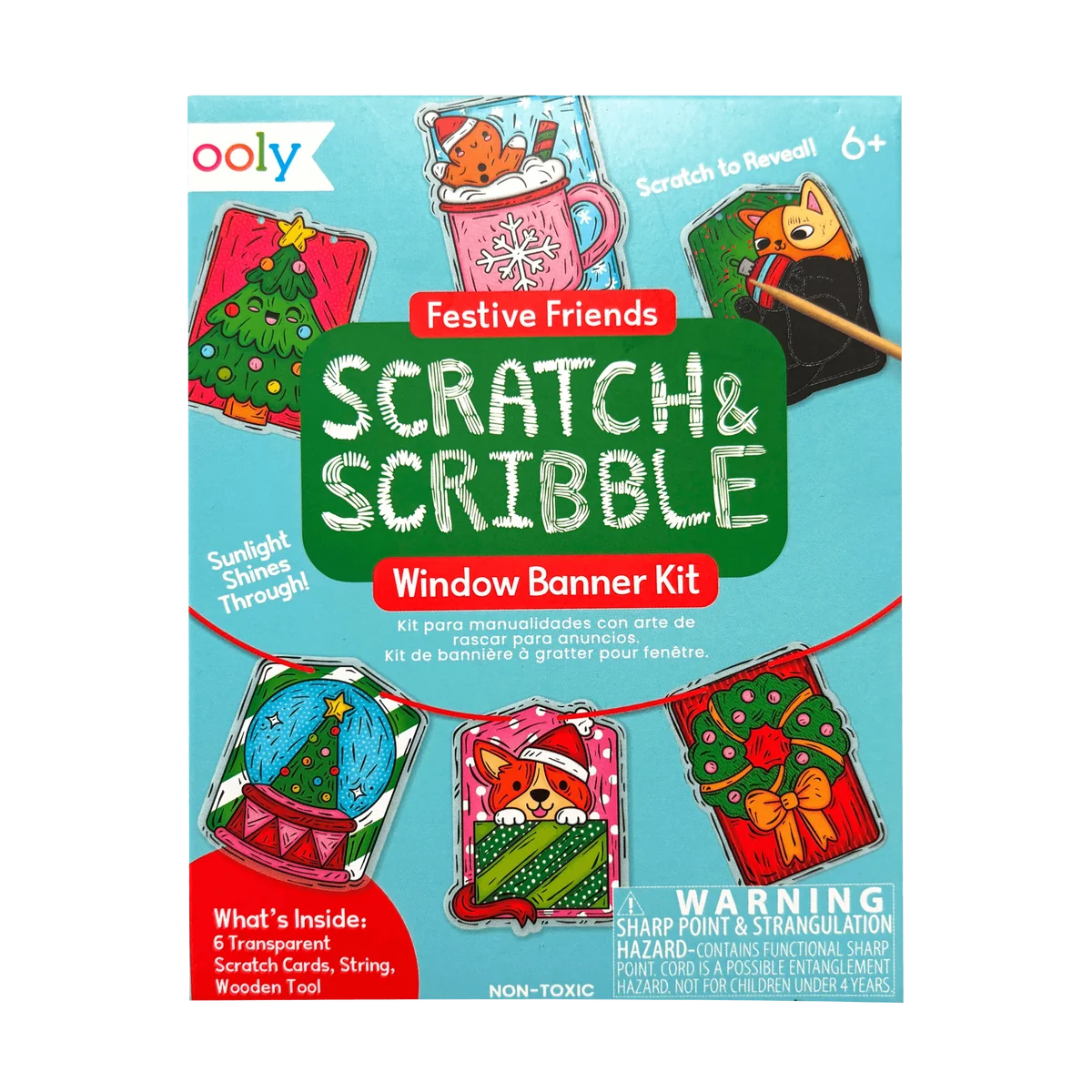 Mini Scratch & Scribble - Festive Friends