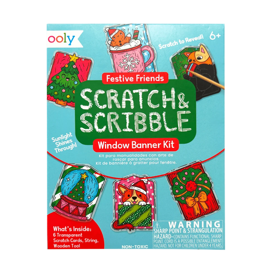 Mini Scratch & Scribble - Festive Friends