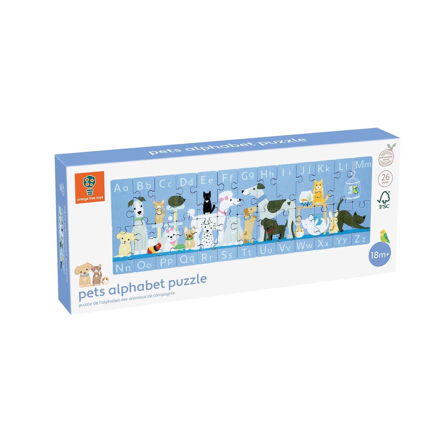 Pets Wooden Alphabet Puzzle