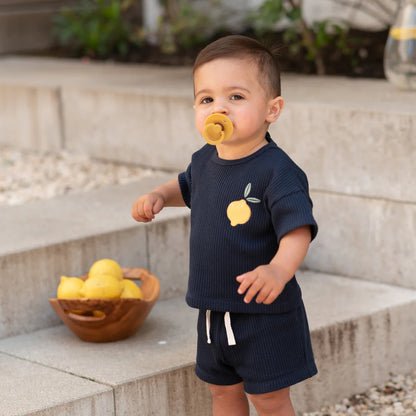 Petit Lem Baby Shorts Set - Lemon