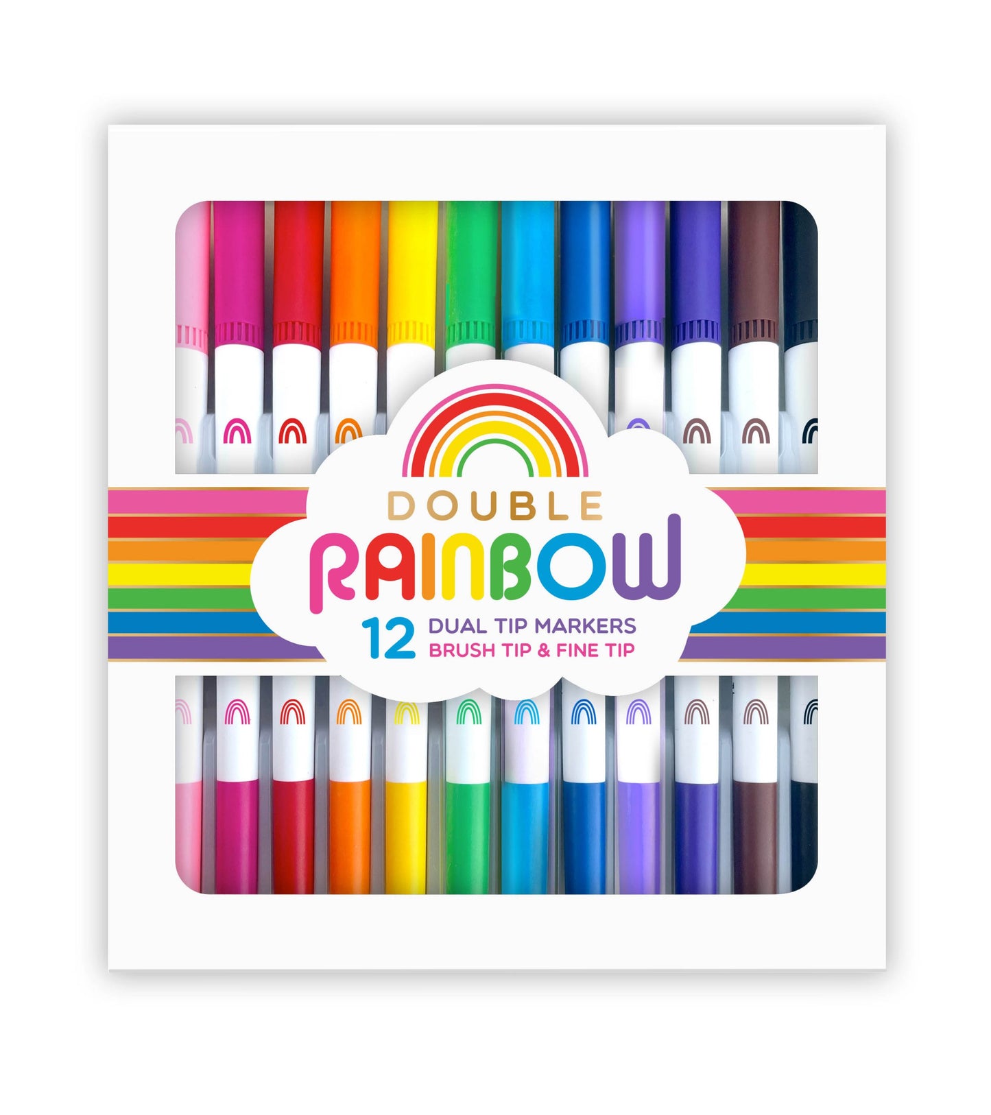 Snifty Double Rainbow Dual Tip Marker Set