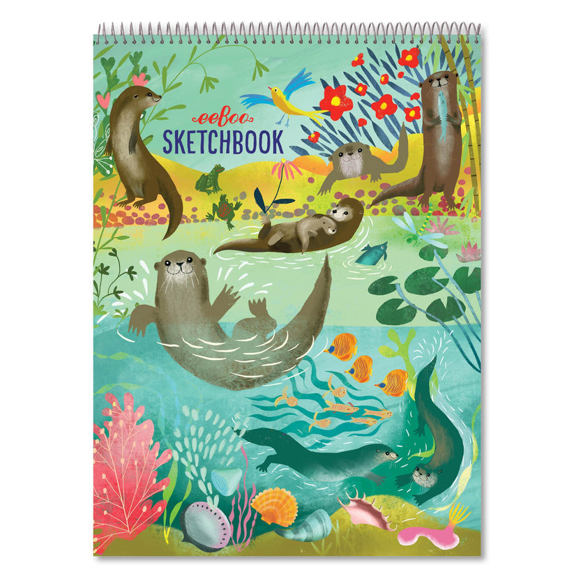 eeBoo Sketchbook - Otters at Play