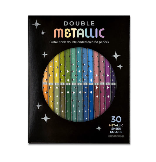 Snifty Double Metallic Coloured Pencil Set