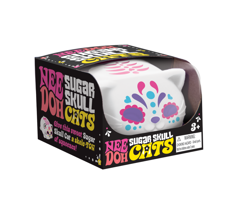 Nee Doh Sugar Skull Cool Cat