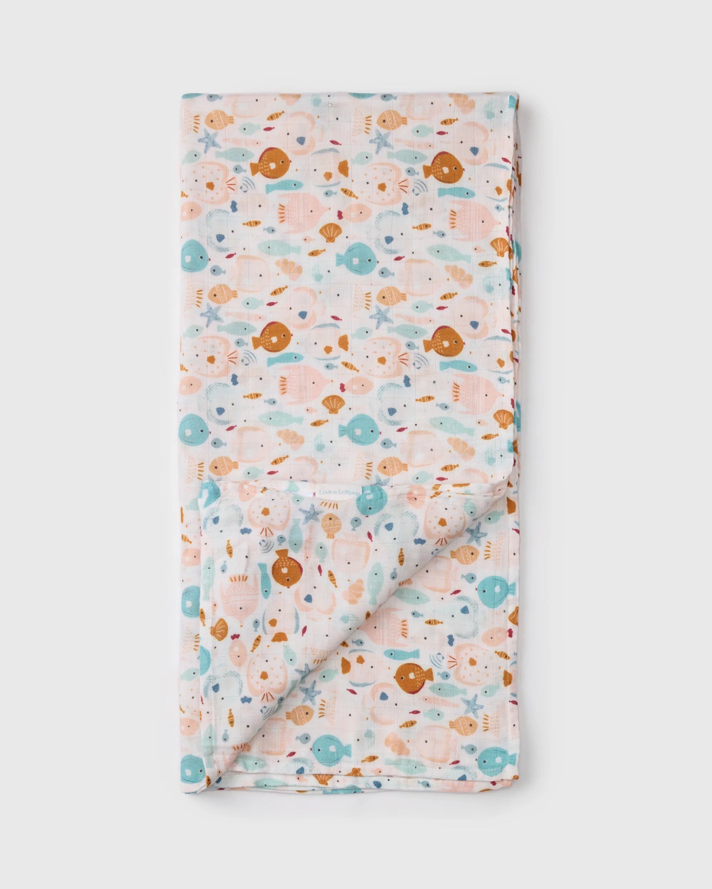 Loulou Lollipop Muslin Swaddle - Sun Kissed Shoal